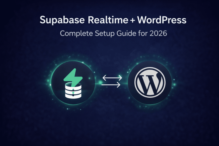 Supabase Realtime + WordPress